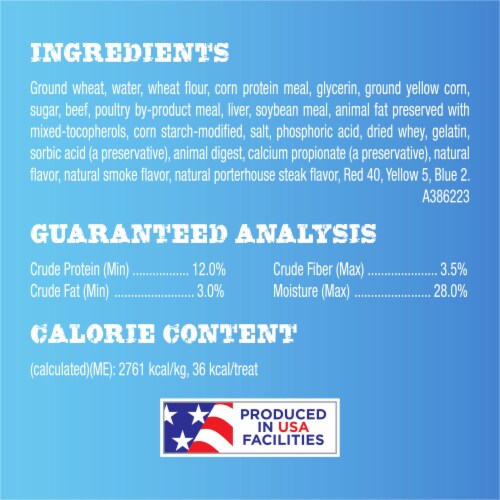 Purina T-Bonz Dog Treats Porterhouse Flavor Perspective: back
