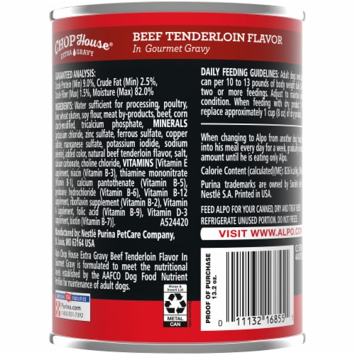 Beef Tenderloin Flavor Wet Dog Food