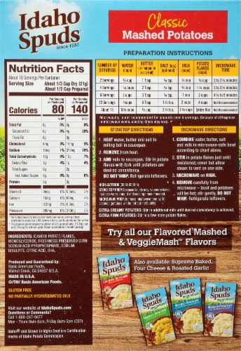 Idahoan instant mashed potatoes instructions cheap