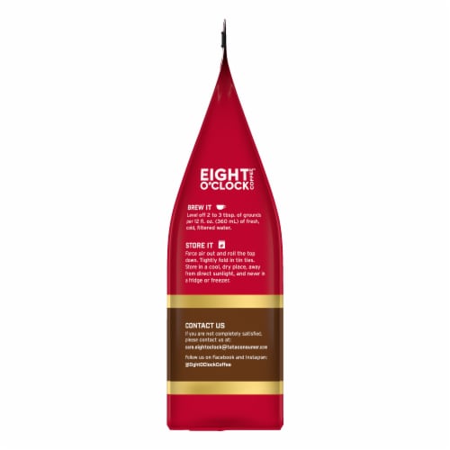 Eight O'Clock® 100% Colombian Peaks Medium Roast Ground Coffee Perspective: back