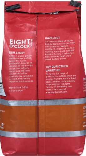Eight O'Clock® Hazelnut Medium Roast Whole Bean Coffee Perspective: back
