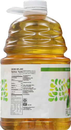 Roundy's 100% Apple Juice Perspective: back