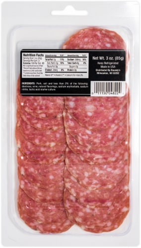 Busseto Sliced Sopressata Perspective: back