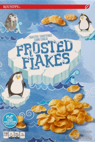Roundy's Frosted Flakes Cereal Perspective: back
