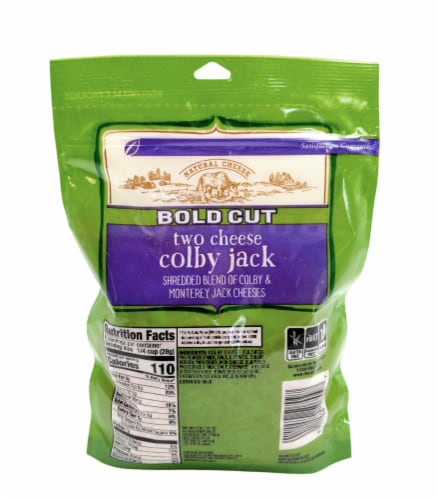 Roundy's® Bold Cut Two Cheese Colby-Jack Shredded Cheese Perspective: back