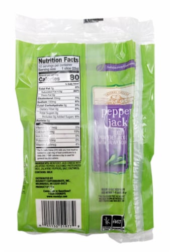 Roundy's Pepper Jack Sliced Cheese Perspective: back