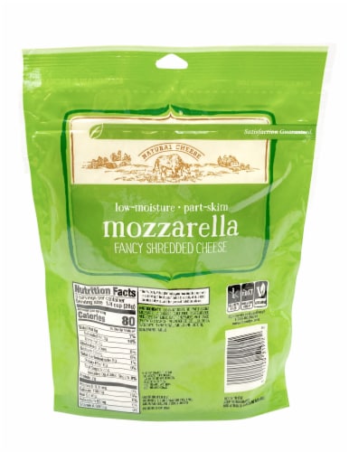 Roundy's® Low-Moisture Part Skim Mozzarella Shredded Cheese Perspective: back