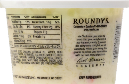 Roundy's® Creamy Coleslaw Perspective: back