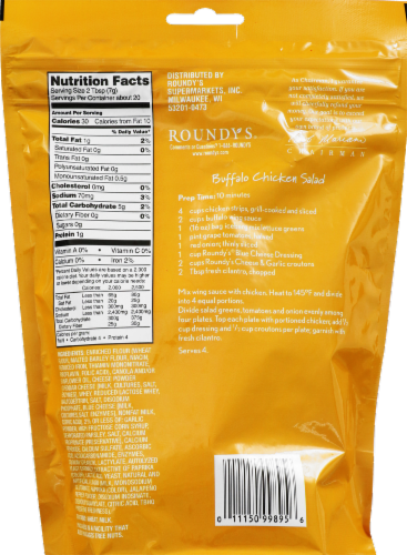 Roundy's Cheese & Garlic Croutons Perspective: back