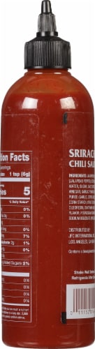 Dynasty Sriracha Chili Sauce Perspective: back