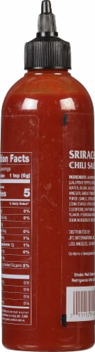 Dynasty® Sriracha Chili Sauce Perspective: back