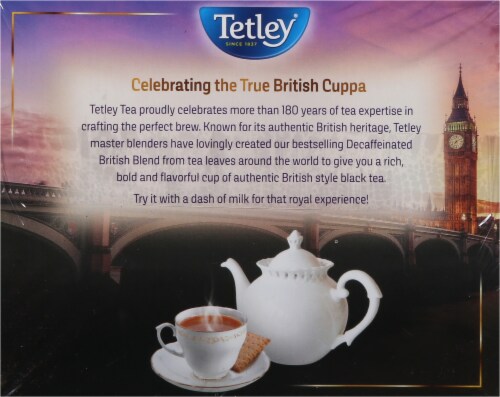 Tetley® British Blend Premium Black Tea Bags, 80 ct - Kroger