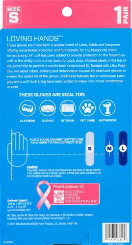 Mr. Clean Loving Hands Premium Gloves Perspective: back