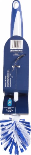 Dawn Twister Bottle Brush - White/Blue Perspective: back