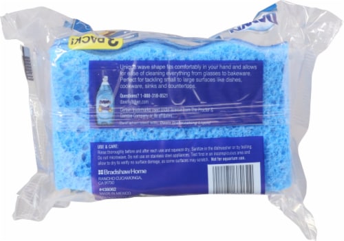 Dawn Ultra Non-Scratch Scrubber Sponges Perspective: back