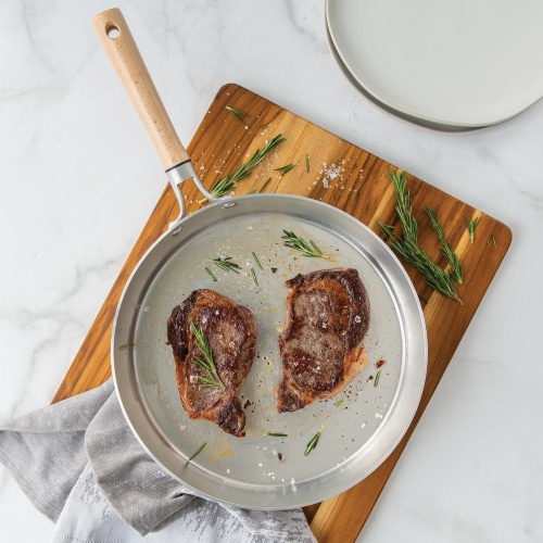 Nordic Ware Naturals 12 Saute Pan Perspective: back