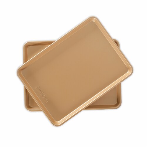 Nordic Ware Nonstick Half Baking Sheet - Tan Perspective: back