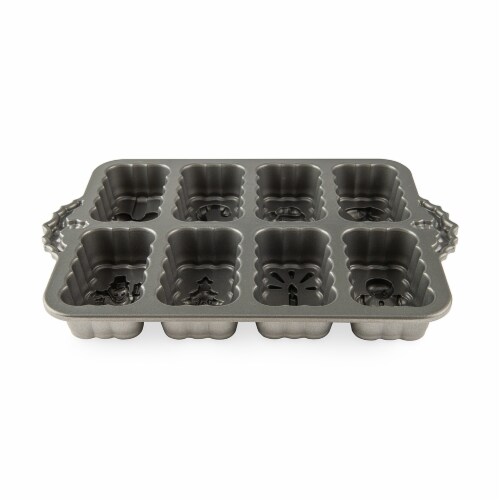 Nordic Ware Pro-Cast Holiday Mini Loaves Pan Perspective: back