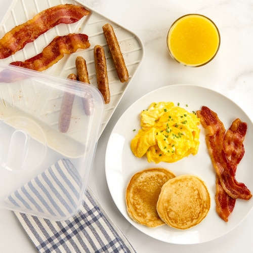 Large Slanted Bacon Tray and Food Defroster - Nordic Ware