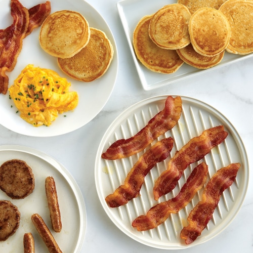 Nordic Ware® Microwave 2-Sided Bacon Grill and Plate Perspective: back