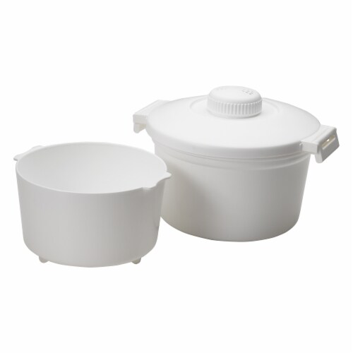 Nordic Ware Microwave Rice Cooker 8 Cup Perspective: back
