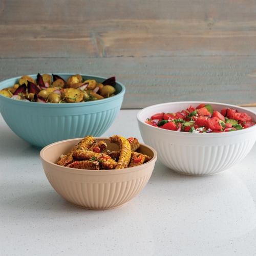 Nordic Ware 3- Piece Prep & Serve Mixing Bowl Set Perspective: back