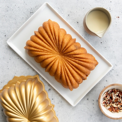 Nordic Ware® Classic Fluted Loaf Pan Perspective: back