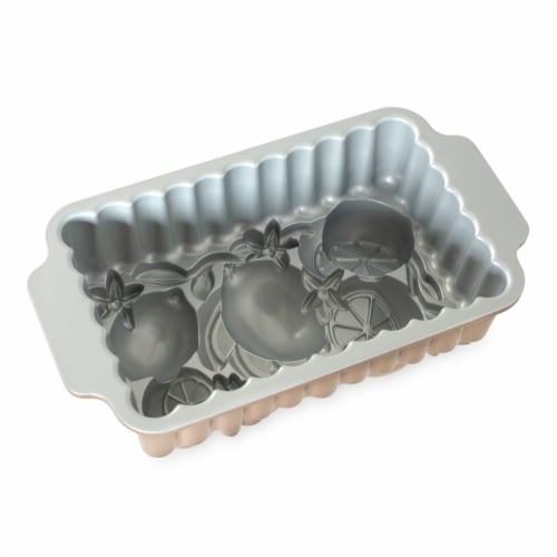 Nordic Ware Citrus Blossom Loaf Pan - Brown Perspective: back