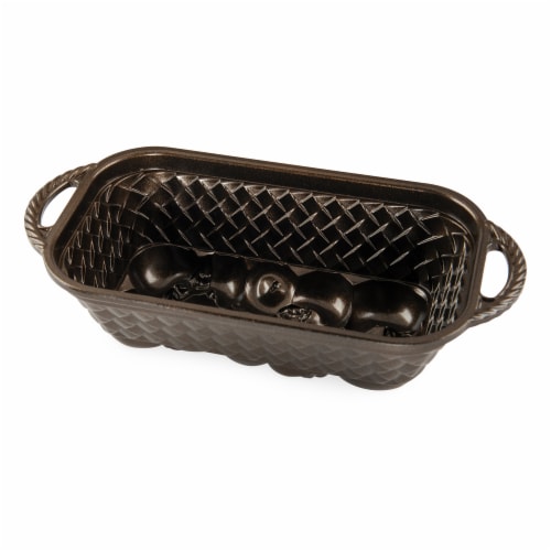 Nordic Ware Apple Basket Loaf Pan - Brown Perspective: back
