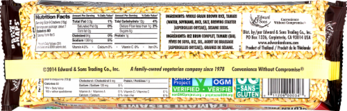 Edward & Sons Tamari Sesame Brown Rice Snaps Perspective: back