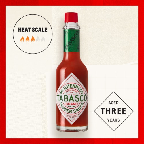 Tabasco® Original Red Pepper Sauce Perspective: back