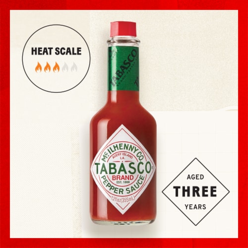 Tabasco® Original Flavor Pepper Sauce Perspective: back