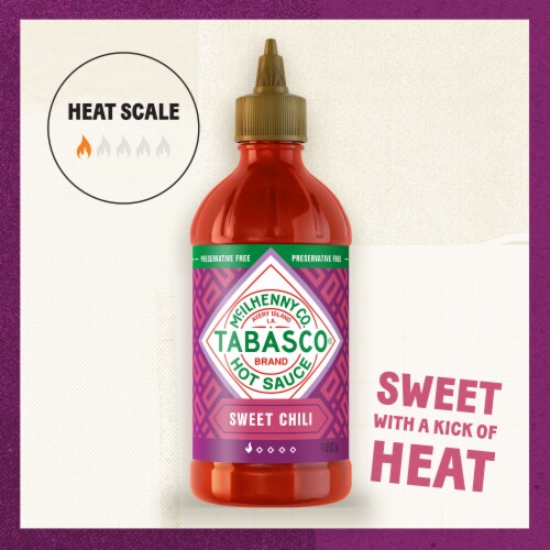 TABASCO® Sweet Chili, 11 fl oz Squeezable Bottle Perspective: back