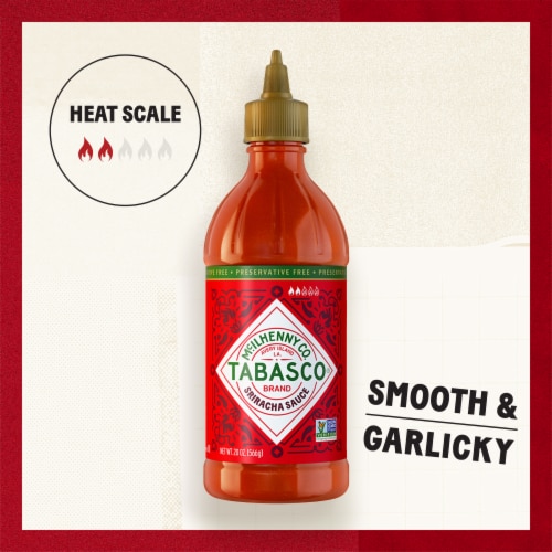 Tabasco® Sriracha Thai Chili Sauce Perspective: back
