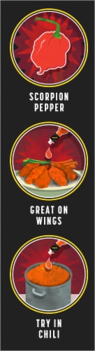 Tabasco® Scorpion Pepper Sauce Perspective: back