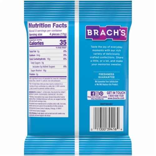 Brach's® Sugar Free Lemon Drops Hard Candy Perspective: back