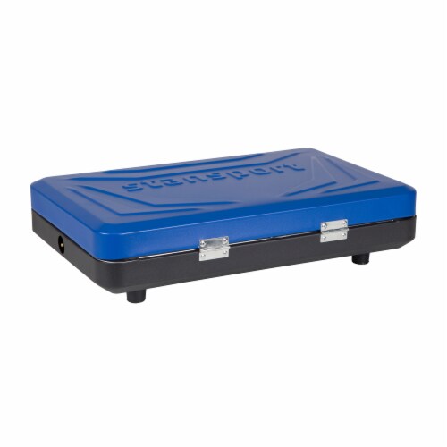 Stansport 2-Burner Propane Stove With Piezo - Blue Perspective: back