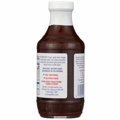 Curley's Hickory BBQ Sauce Perspective: back