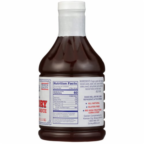 Curley's™ Famous Hickory BBQ Sauce Perspective: back