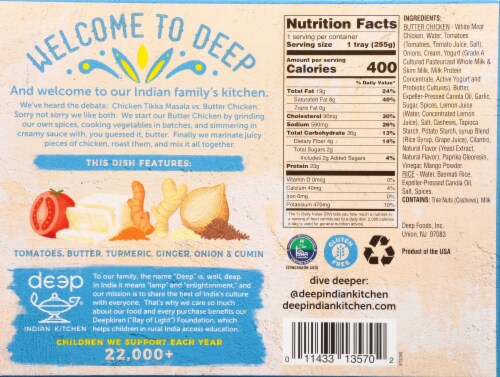 Deep Indian Kitchen® Butter Chicken Frozen Food