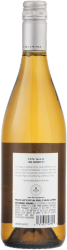 Flora Springs Napa Valley Chardonnay Perspective: back