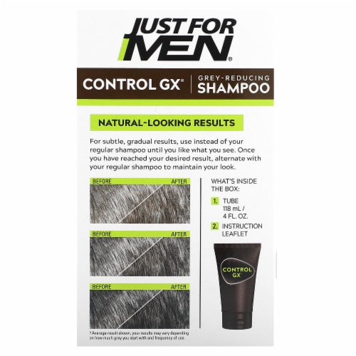 Just For Men® Control GX® Grey Reducing Hair Color Shampoo Perspective: back