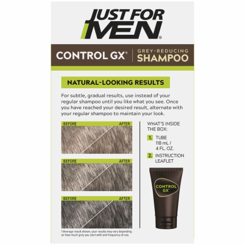 Just For Men ControlGX Grey Reducing Shampoo Perspective: back