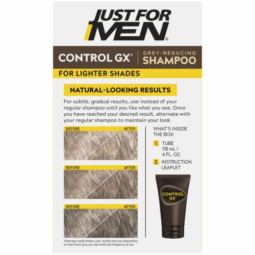 Just For Men ControlGX Grey Reducing For Light Shades Shampoo Perspective: back