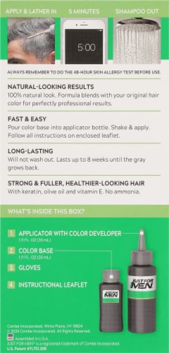 Just For Men® Original Formula H30 Light Medium Brown Shampoo Hair Color Perspective: back