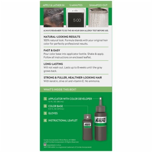 Just For Men® Ash Brown Shampoo In Color Perspective: back