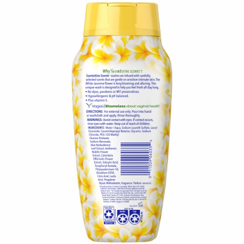 Vagisil® Scentsitive Scents® White Jasmine Daily Intimate Wash Perspective: back