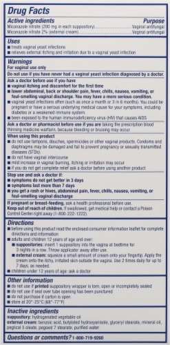 Vagistat® 3-Day Treatment Combination Pack Perspective: back
