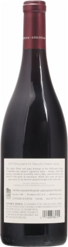 Adelsheim Or Pinot Noir Perspective: back