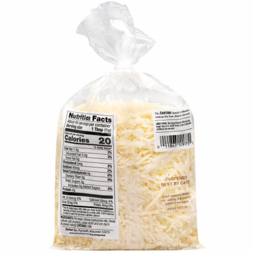 Sartori Shredded Parmesan Cheese 7 oz Perspective: back